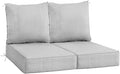 Sundale Outdoor Olefin Deep Seat Cushion Set of 2, Patio Chair Cushion and by SundaleOutdoor