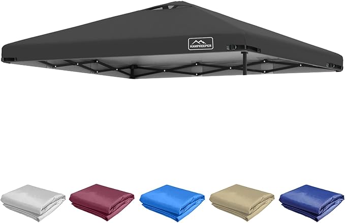 KAMPKEEPER Replacement Top Pop Up Canopy Tent Cover Roof by KAMPKEEPER