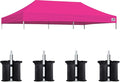 Eurmax USA 10x20 Pop Up Canopy Replacement Canopy Tent Top Cover, Instant by Eurmax