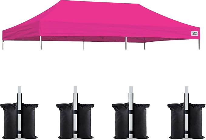 Eurmax USA 10x20 Pop Up Canopy Replacement Canopy Tent Top Cover, Instant by Eurmax