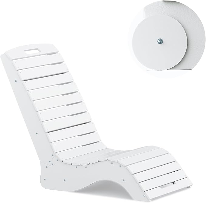 MELLCOM HDPE Pool Lounge Chair, in Pool Lounge Chair up to 10-Inches of Water by MELLCOM
