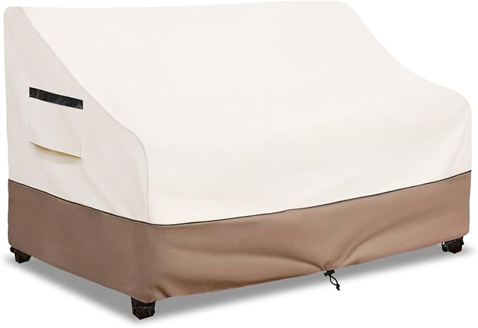 Outdoor Furniture Covers Waterproof Heavy Duty 2 Seater Outdoor Couch Cover by SoloToo