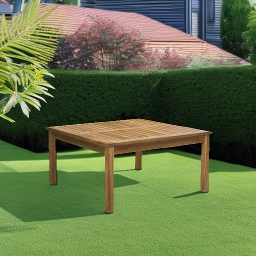 Christopher Knight Home Perla Outdoor Acacia Wood Coffee Table, Teak Finish - Image 5