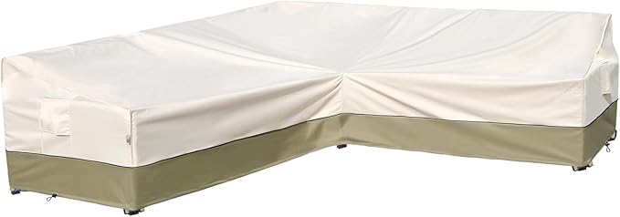 Outdoor Sectional Cover -Patio Furniture Covers Waterproof Rip-Stop Anti-UV by Westblue