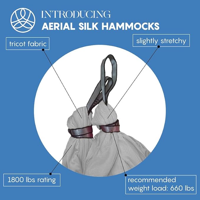 Aerial Silk Yoga Hammock & Swing - Image 2