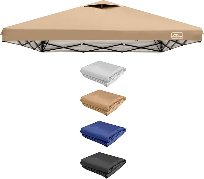 KAMPKEEPER Replacement Top Pop Up Canopy Tent Cover Roof by KAMPKEEPER