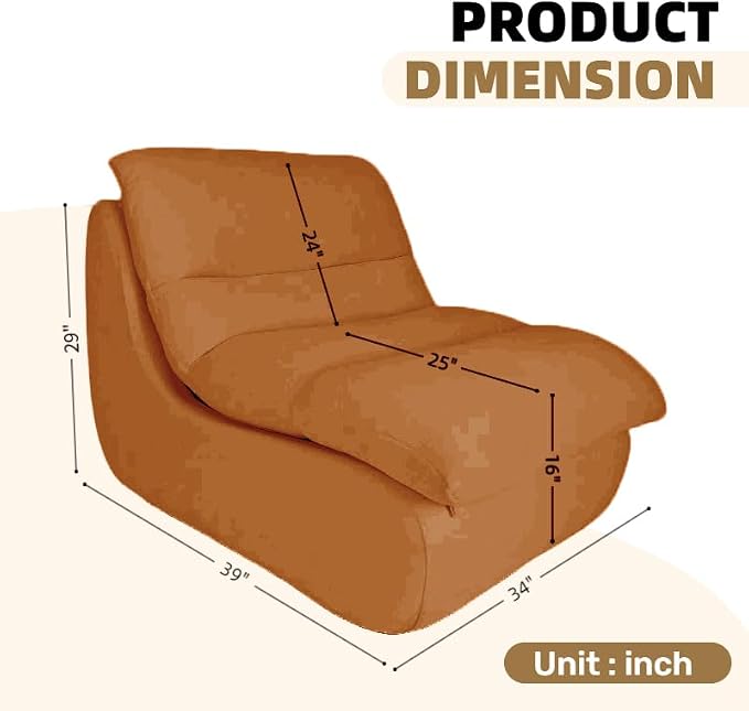 Bean Bag Chair - Memory Foam Bean Bag Chair - Image 6