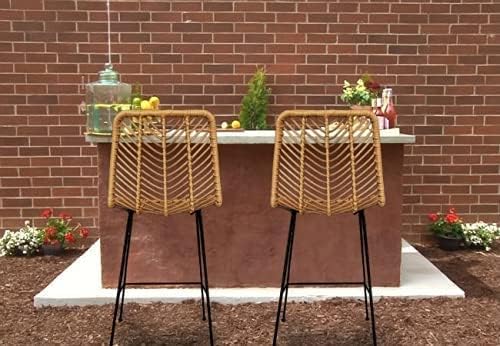 First of a Kind 36" Rattan Counter Stool - Image 5