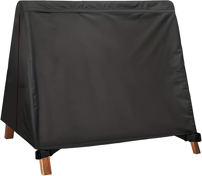 Porch Swing Cover 63 Inch Waterproof 600D Oxford Hanging Outdoor Swing Cover by YHINGG