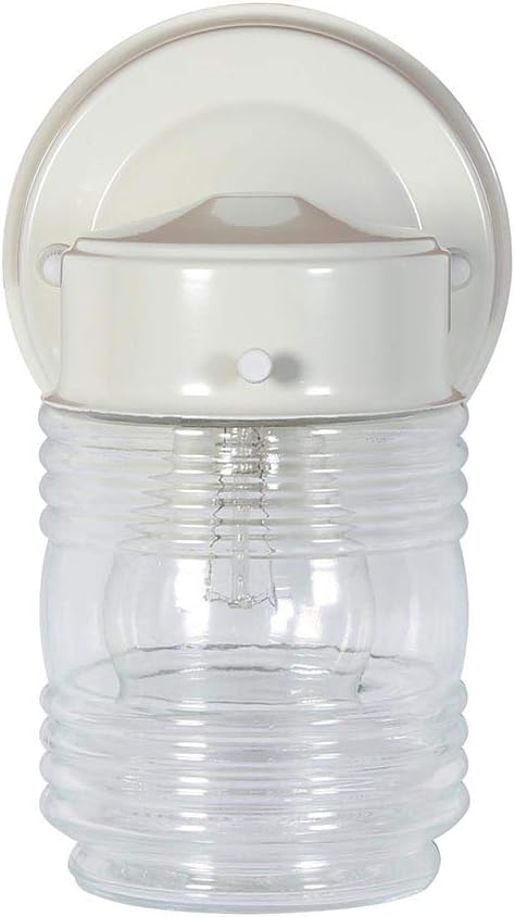 Design House Jelly Jar 1-Light Outdoor Wall Light - Image 2