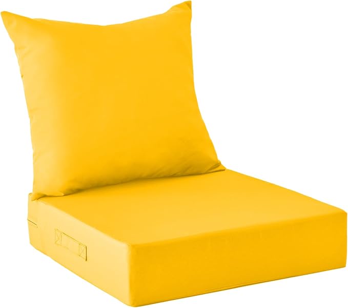 Outdoor Cushions for Patio Furniture, Outdoor Seat Cushion Set 24 x 24 x 4 Inch by IPYNBAP