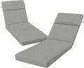 Outdoor Chaise Lounge Cushion 72" x 21" x 3", 4-Section Folding Patio Lounge by VOGVOG