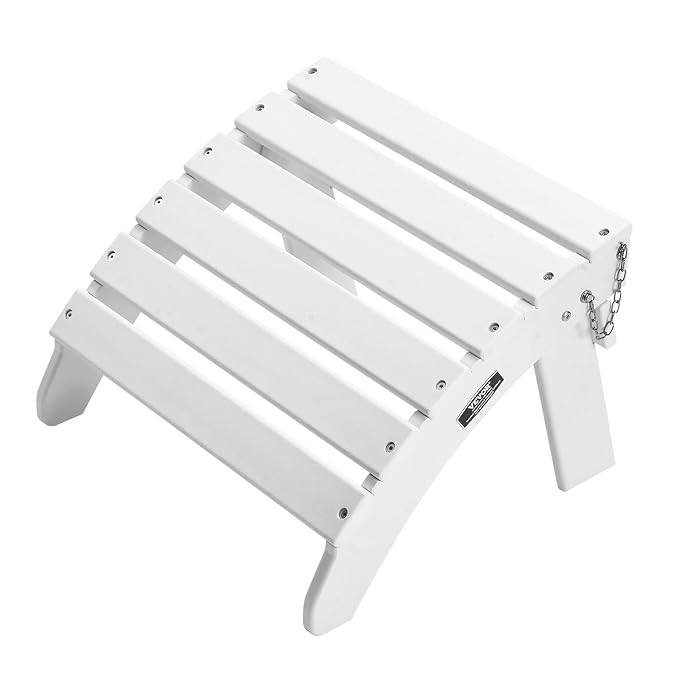 VEVOR Adirondack Ottoman, 17.7L x 19.7W x 13.8H Inch HDPE Plastic Folding - Image 12