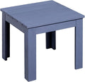 VINGLI Outdoor Wooden Side Table, Square Patio Side Table, Small Outdoor Table by VINGLI