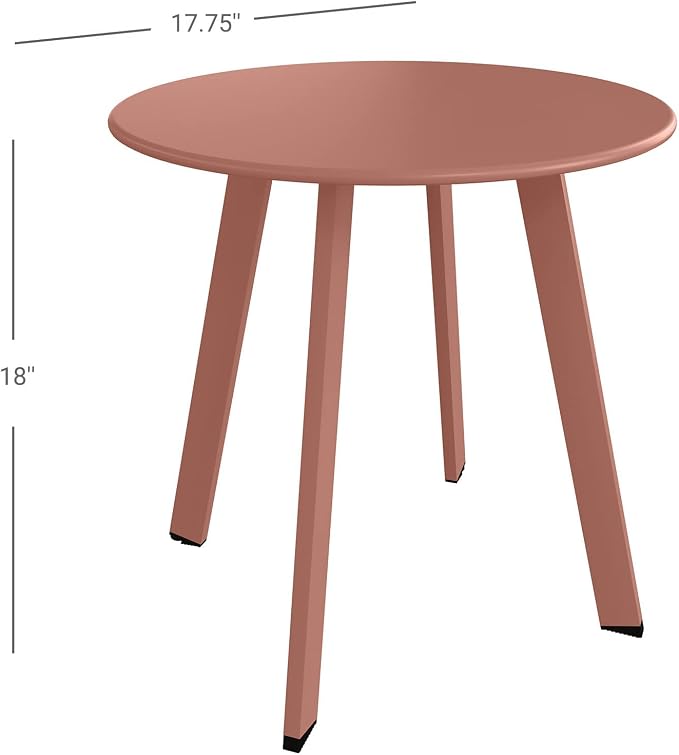 Grand patio Outdoor Side Table Round End Table - Image 3