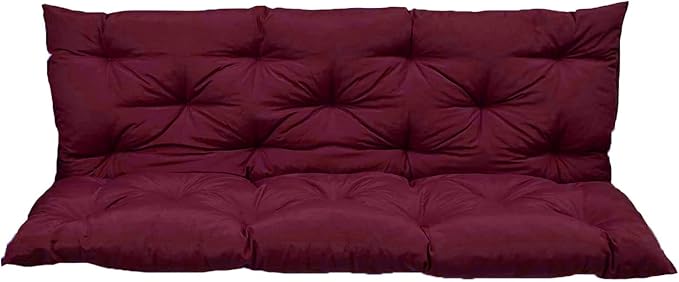 Outside Benches Cushion with Backrest, Thicken Waterproof Swing Cushions 2/3 by Unknown