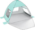 TOBTOS UPF 50+ Pop Up Beach Tent, Easy Set Up Beach Umbrella, Sun Shelter by TOBTOS