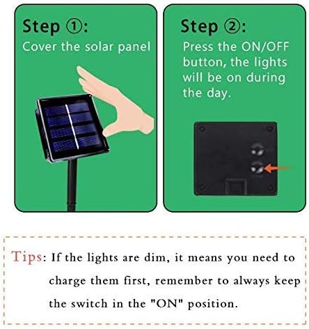 OZS 4 Pack 320LED Solar Christmas String Lights Outdoor, Waterproof 8 Modes - Image 6