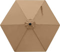 MASTERCANOPY Patio Umbrella 7.5 ft Replacement Canopy by MASTERCANOPY