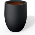 Kante 21.7 Inch Tall Concrete Planter, Large Indoor Outdoor Plant Pot by Kante