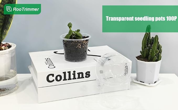 Clear Seedling pots 100-Pack 3.2 Inches Round - Image 6