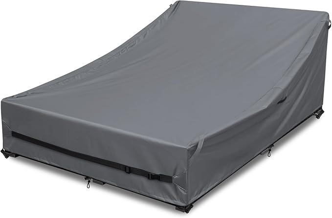 Outdoor Rattan Daybed Cover Heavy Duty 600D Weather-Resistant Waterproof Patio by Unknown