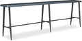 PURPLE LEAF Outdoor High Bar Table Rectangular Patio Pub Balcony Table by PURPLELEAF