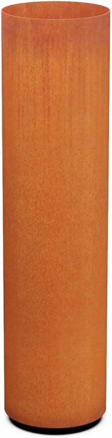 PLANTERCRAFT Corten Steel Metal Planter Box, Round Sizes, Modern Garden Steel by Plantercraft