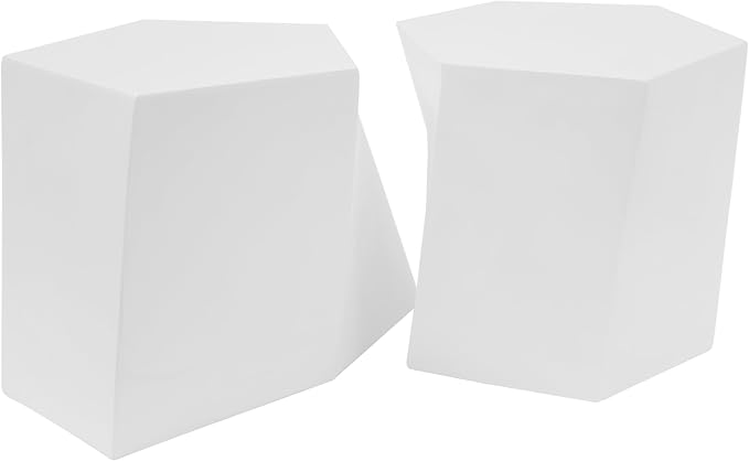 Christopher Knight Home Skyles Coffee Table Set of 2, Geometric Lightweight - Image 7