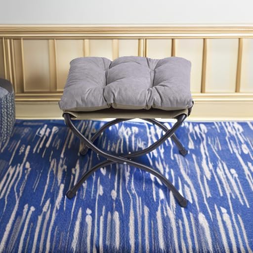 15" Foldable Foot Stool Ottoman - Image 5