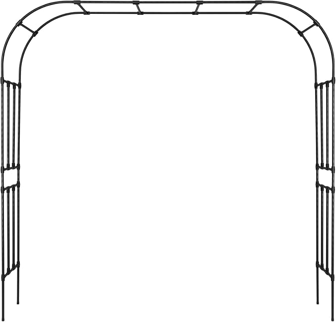 VEVOR Garden Arbor, 94.5 x 98.5 x 15.8 in Metal Archway, Sturdy Outdoor Trellis - Image 9