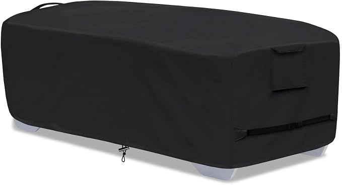 Outdoor Lounge Chair Covers for 4-6 Stackable Patio Chaise Lounge Chairs by GoldenRaindrop