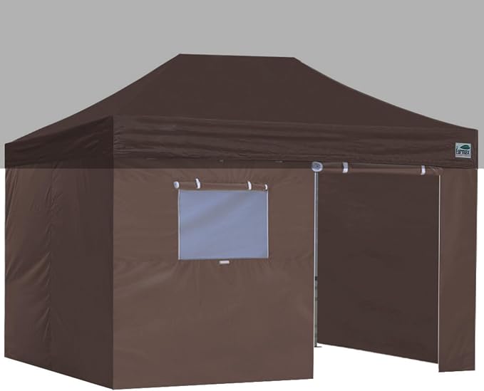 Eurmax USA Full Zippered Walls for 10 x 15 Easy Pop Up Canopy Tent, Enclosure by Eurmax