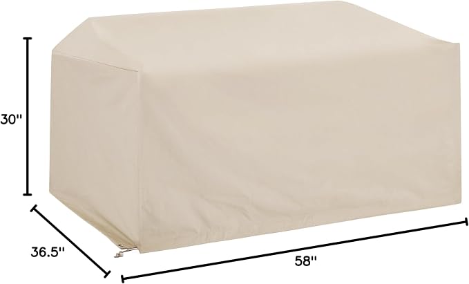 Crosley Furniture Patio Furniture Covers, Waterproof Outdoor Loveseat Cover - Image 5