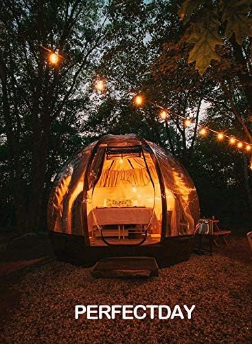 PERFECTDAY Solar String Lights, Shatterproof LED Solar String Light Outdoor G40 - Image 7