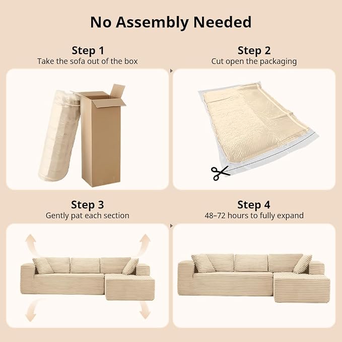 COMHOMA 105”Modular Sectional Sofa - Image 9