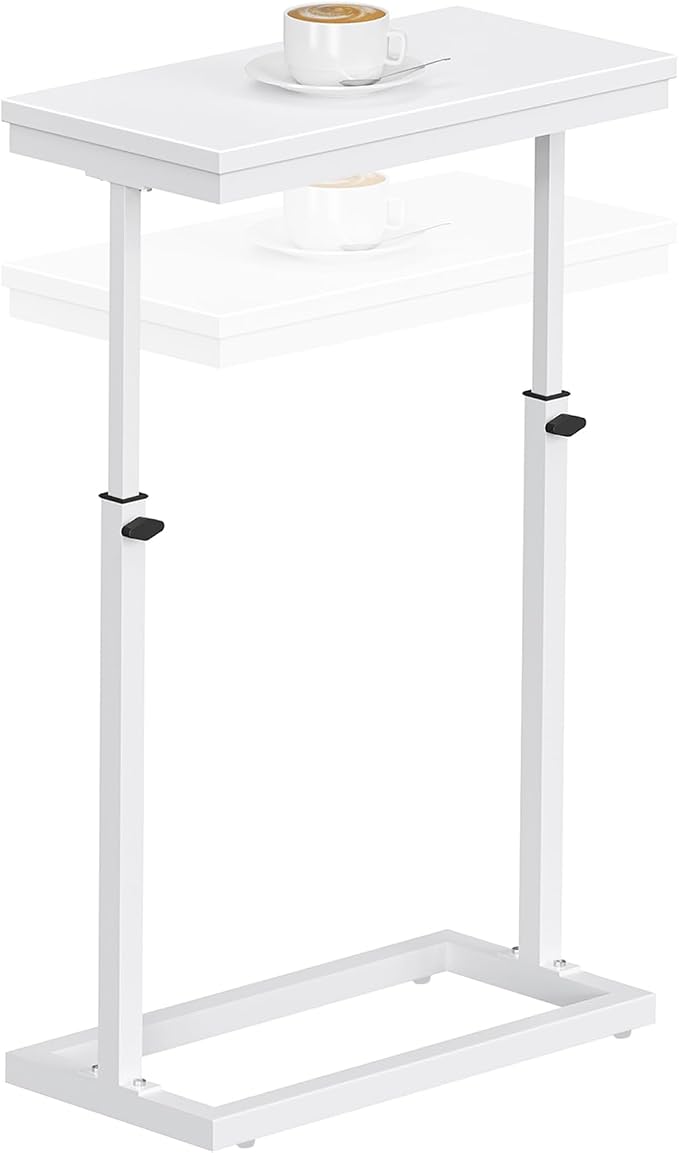 TUTOTAK End Table, Side Table, Tall Couch Table, Sofa Table, Living Room - Image 9
