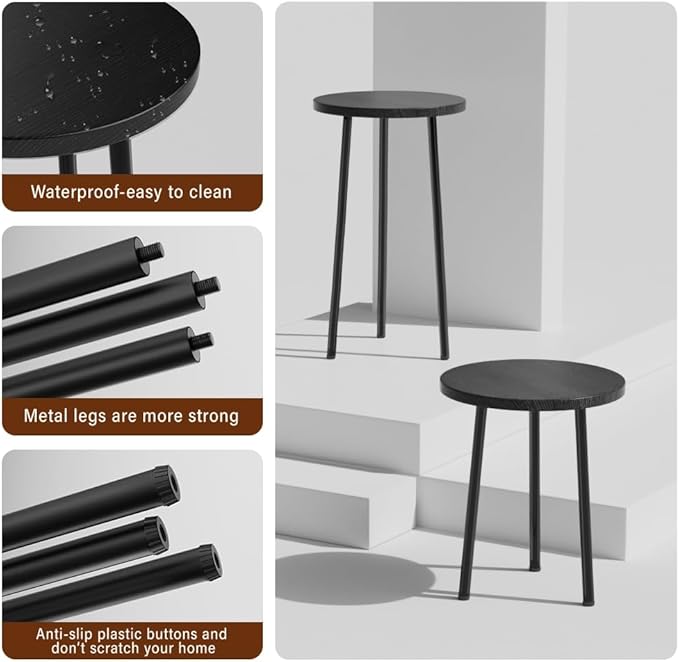 Plant Stand Indoor Tall: Corner Wood Plant Stand 2 Pack Mid Century Modern Decor - Image 3