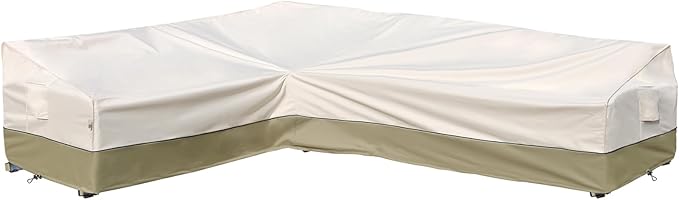 Outdoor Sectional Cover- Patio Furniture Covers Waterproof Rip-Stop Anti-UV by Westblue