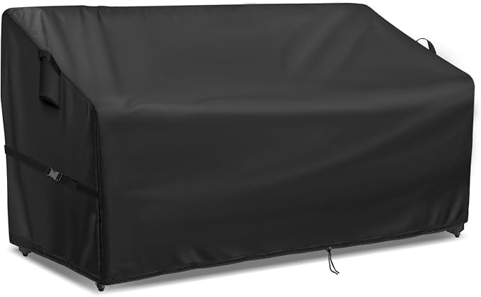 Outdoor Sofa Cover, 72 Inch Waterproof 3-Seater Paito Couch Sectional Sofa Cover by Hiticover