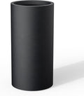 Kante 27.8 Inch Tall Cylindrical Planter, Large Round Plant Pots by Kante
