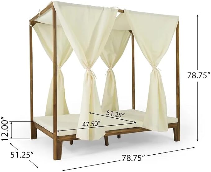 WILLIAMSPACE Outdoor Patio Sunbed Daybed - Image 2