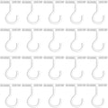 Ceiling Hooks for Hanging Plants 20pack 2.5inch White by QTJUST