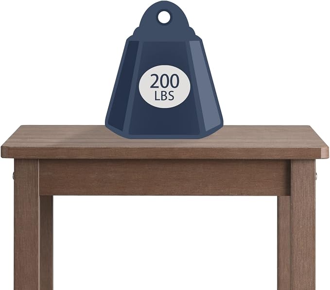 Pslivam Outdoor Side Table, 15.6" Poly Lumber Adirondack Side Table, Weather - Image 6