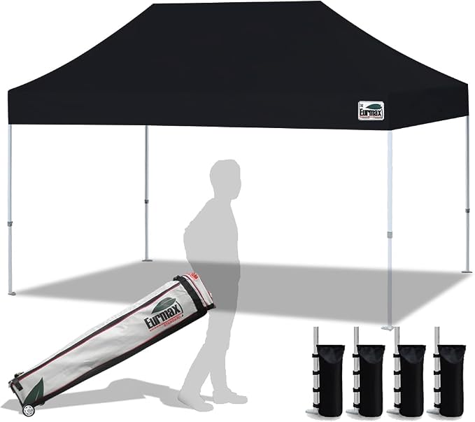 Eurmax USA Standard 10'x15' Patio Pop Up Canopy Tent Commercial Instant Canopies by Eurmax