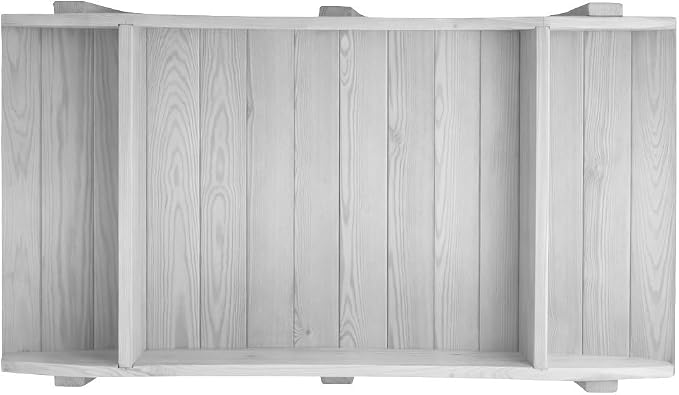 6 FT White Amish Made Garden Bridge - Image 5