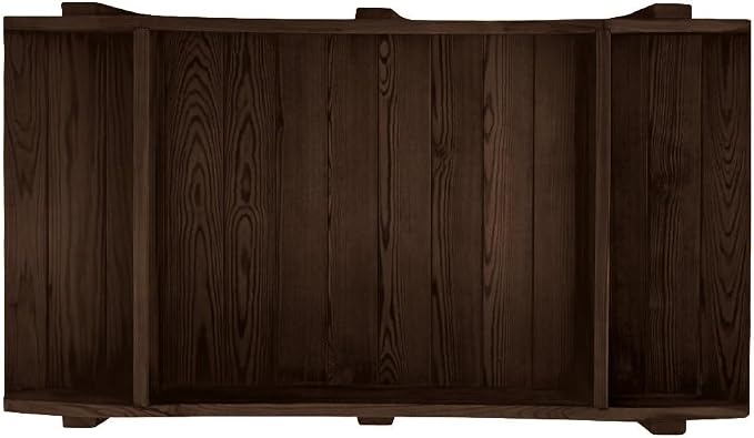 6 FT Walnut Amish Made Garden Bridge - Image 5