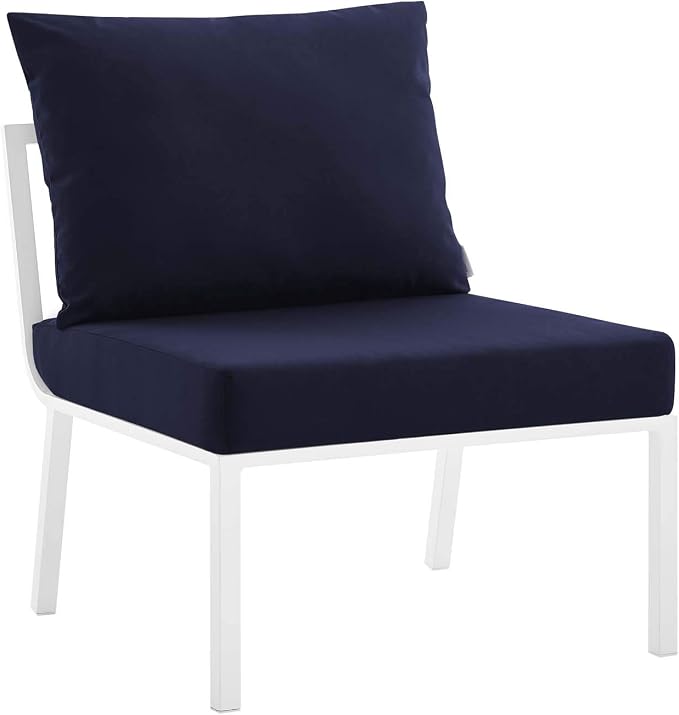 Modway Riverside Outdoor Patio Aluminum Sectional Set - Image 8