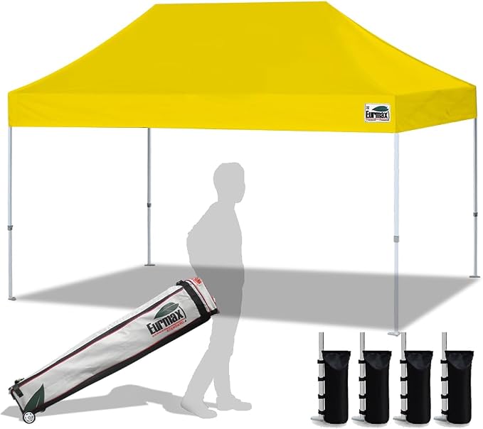 Eurmax USA 10'x15' Pop Up Canopy Tent Commercial Instant Canopies by Eurmax