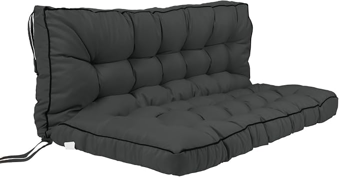Outside Benches Cushion with Backrest, Thicken Waterproof Swing Cushions 2/3 by Unknown